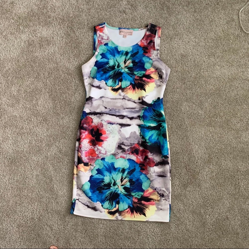 Philosophy sheath dress